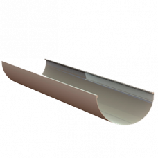 Жовоб водостічний, 3 метри, алюміній, типорозмір 120, білий, Mazzonetto