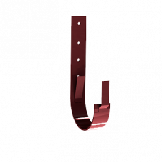 Кронштейн кріплення жолоба, алюміній, типорозмір 120, вишневий, Mazzonetto