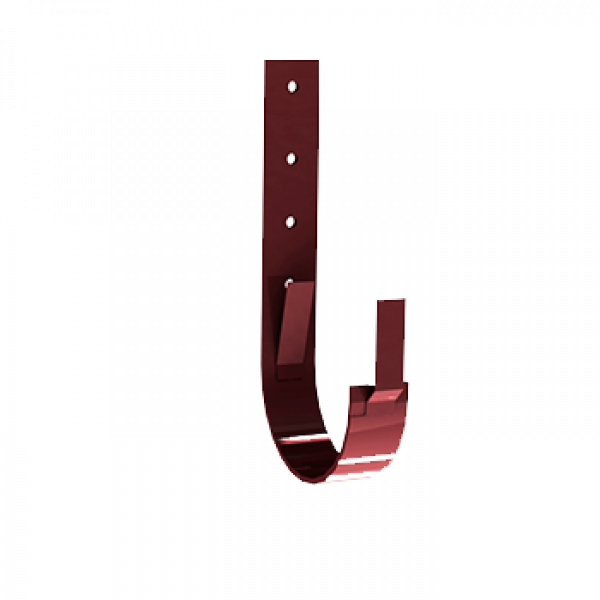 Кронштейн кріплення жолоба, алюміній, типорозмір 120, вишневий, Mazzonetto