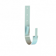 Кронштейн кріплення жолоба, алюміній, типорозмір 120, білий, Mazzonetto