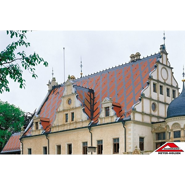 Керамічна черепиця Meyer-Holsen Biber, Натуральний червоний