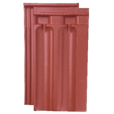 Керамічна черепиця Meyer-Holsen Doppelfalzziegel, Блекло-червоний