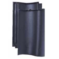 Керамічна черепиця Meyer-Holsen Vario Hohlfalzziegel, Шиферно-чорний