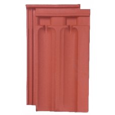 Керамічна черепиця Meyer-Holsen Doppelfalzziegel, натуральний червоний