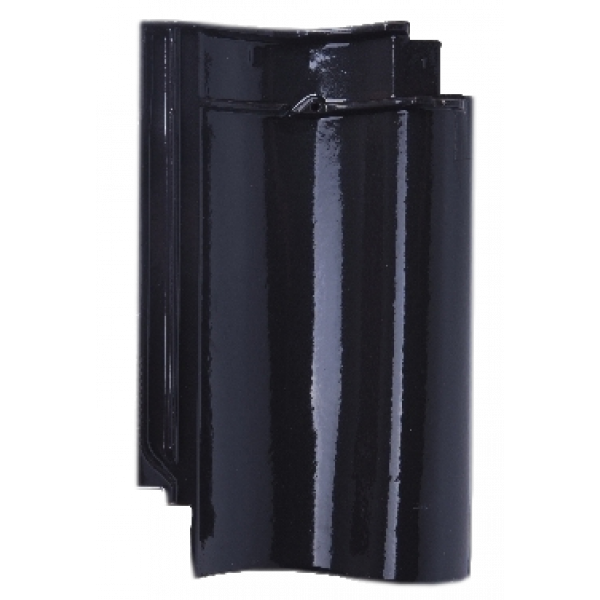 Керамічна черепиця Meyer-Holsen Vario Hohlfalzziegel, Титанове-чорний