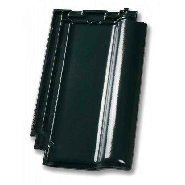 Керамічна черепиця Nelskamp F 10, Єлово-зелений глянцевий