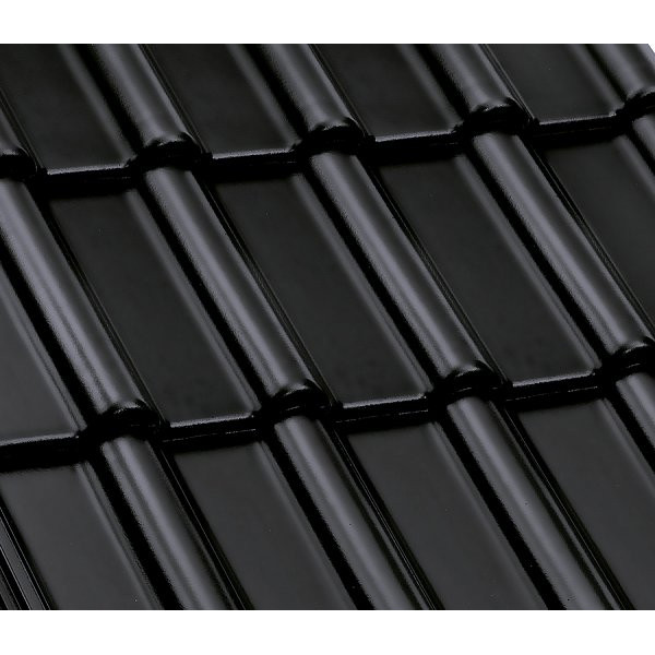 Керамічна черепиця Nelskamp F 10, Чорний глянцевий
