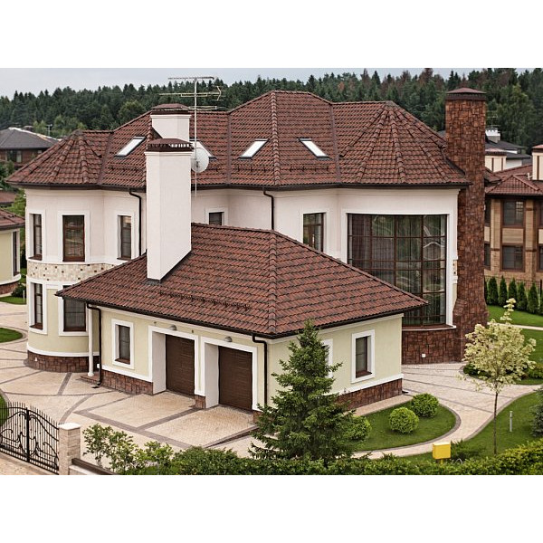 Керамічна черепиця Nelskamp F 15, Мідно-коричневий