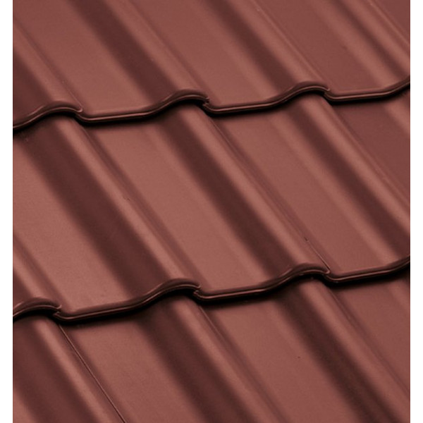 Керамічна черепиця Nelskamp F 12, бордовий