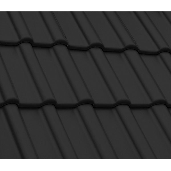Керамічна черепиця Nelskamp F 10, Чорний матовий
