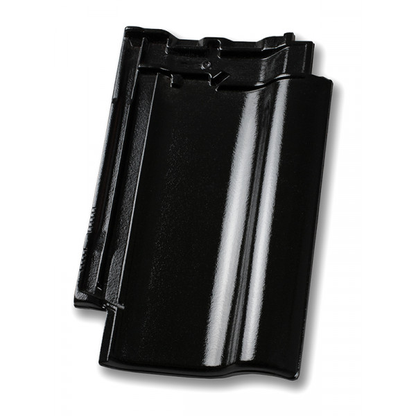 Керамічна черепиця Nelskamp F 12, Чорний глянцевий