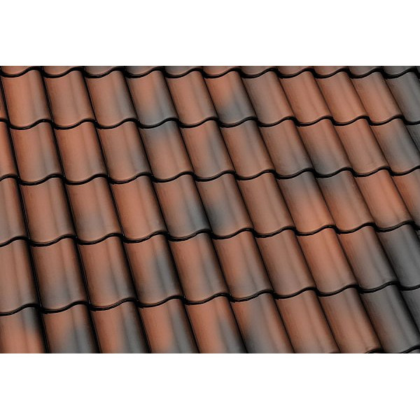 Керамічна черепиця Nelskamp H 15, Червоно-чорний