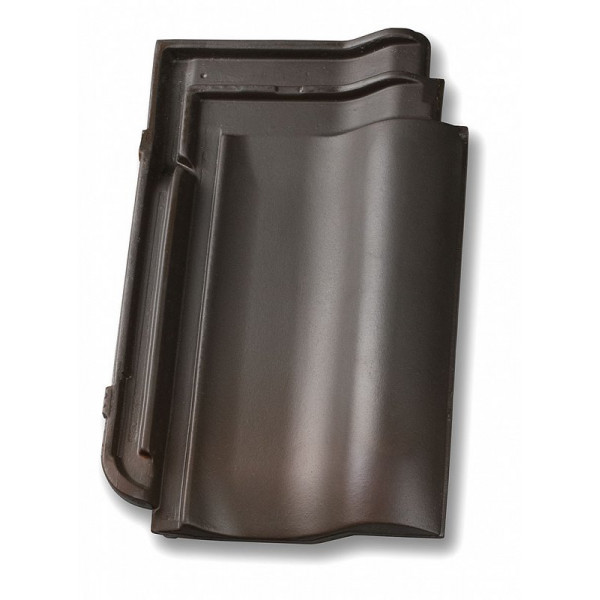 Керамічна черепиця Nelskamp F 15, Чорно-коричневий рустик