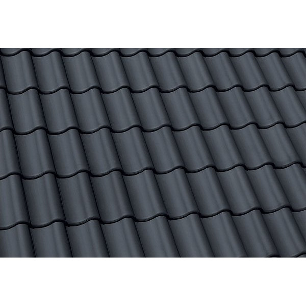 Керамічна черепиця Nelskamp H 10, Чорний матовий