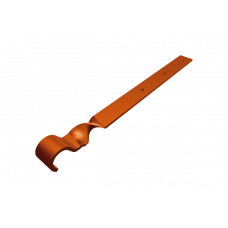 Підтримуючий бюгель 250-400 мм для круглого водостоку, алюміній, Черепично-червоний (RAL 8004), Prefa