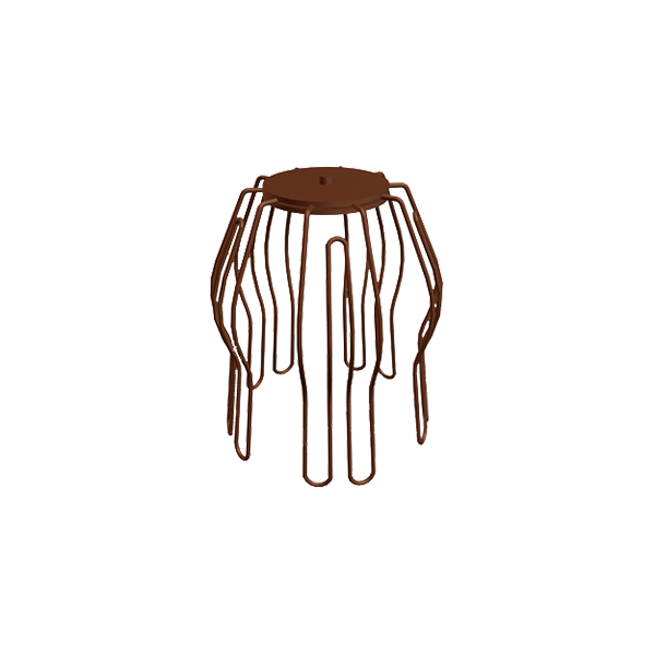 Сітка-фільтр труби d-80-120мм, алюміній, Prefa