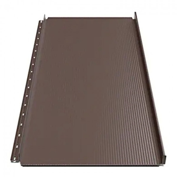 Клікфальц RUUKKI Classic Design 475 C/D/M + Sound ins. Green Coat Pural mat BT 0,50 мм RR887 Каштан