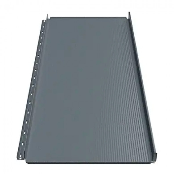 Клікфальц RUUKKI Classic Design 355 C/M + Sound ins. Green Coat Pural mat BT 0,50 мм RR23 Гірський сірий