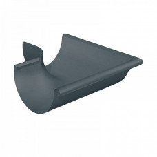 Кут жолоба зовнішній 90 гр, Розмір 400, Темно-сірий, RHEINZINK