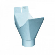 Воронка жолоба, півкругла, пряма, Сіро-блакитний, Розмір 333/120, RHEINZINK