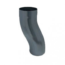Коліно труби цокольне, d-100 мм, Темно-сірий, RHEINZINK