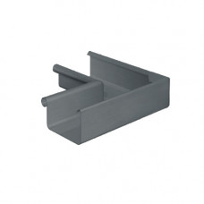 Кут жолоба зовнішній квадратний 90 гр, розмір 333, Темно-сірий, RHEINZINK