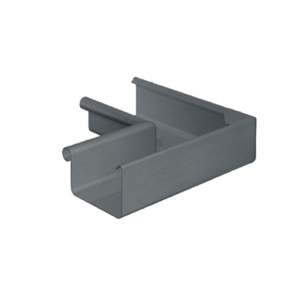 Кут жолоба зовнішній квадратний 90 гр, розмір 333, Темно-сірий, RHEINZINK