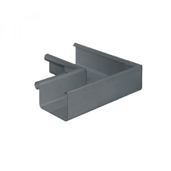 Кут жолоба внутрішній квадратний 90 гр, розмір 333, Темно-сірий, RHEINZINK
