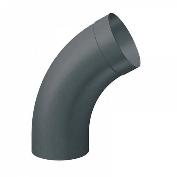 Коліно труби 72 гр, d-100 мм, Темно-сірий, RHEINZINK
