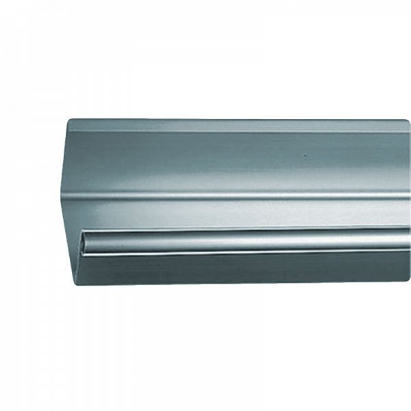 Желоб подвесной квадратный, Размер 400, 3 м, Cеро-голубой, RHEINZINK