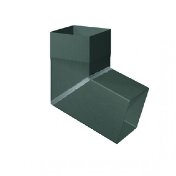 Коліно для квадратної труби 72 гр, Розмір 100х100 мм, Темно-сірий, RHEINZINK