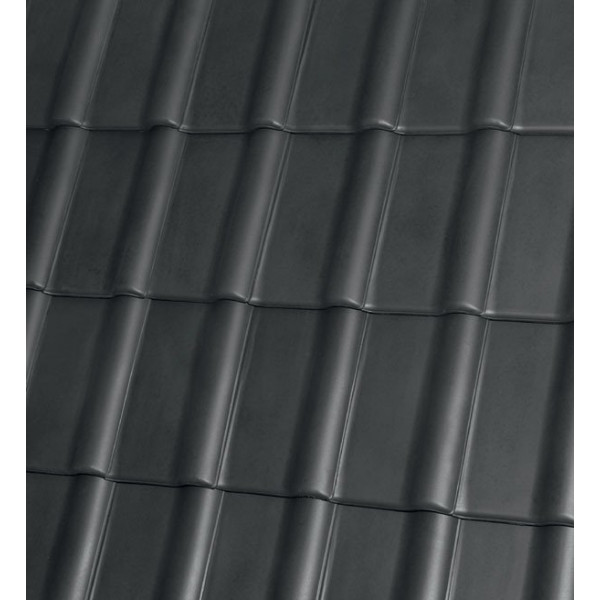 Керамічна черепиця Roben, Schiefergrau (Антрацитовий, Сірий), Röben