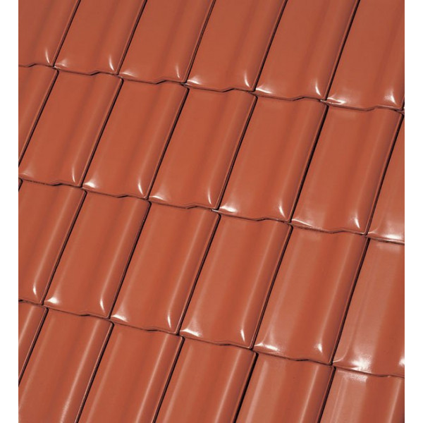 Керамічна черепиця Roben MonzaPLUS, Kupfer-rotbraun (Мідний червоно-коричневий), Röben