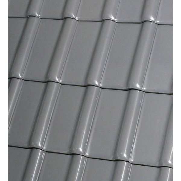 Керамічна черепиця Roben Titangrau, glasur (Титан сірий, глазурований), Röben