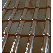 Керамічна черепиця Roben PIEMONT, Tobago, glasur (Чорно-коричневий, глазур), Röben