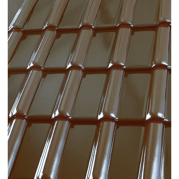 Керамічна черепиця Roben PIEMONT, Tobago, glasur (Чорно-коричневий, глазур), Röben