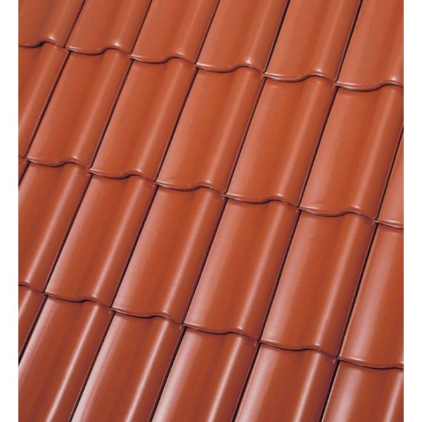 Керамічна черепиця Roben BORNHOLM, Kupfer-rotbraun (Мідний червоно-коричневий), Röben