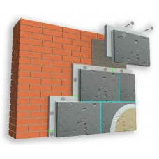 Фасадні термопанелі "Колота цегла" SUNROCK 600х400 мінвата 50 мм