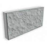 Фасадні термопанелі "Колотий камінь" SUNROCK 500х250 пінополістирол 100 мм Сірий