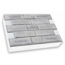 Фасадная термопанель "Гладкий кирпич" SUNROCK 600х400 пенополистирол 120 мм