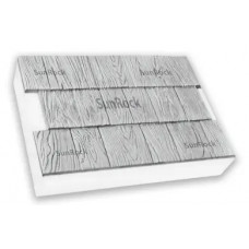 Фасадні термопанелі "Дранка" SUNROCK 600х400 пінополістирол 120 мм L-паз