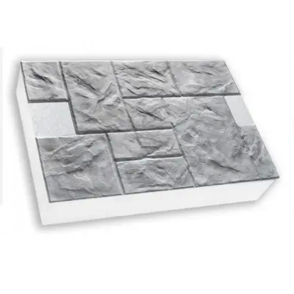 Фасадні термопанелі "Піщаник колотий" SUNROCK 600х400 пінополістирол 150 мм