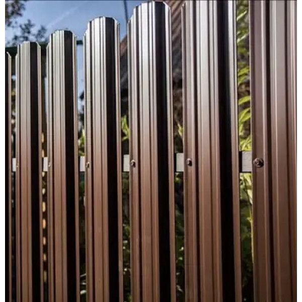 Ламель штахета RoofLviv  Матполіестер Словаччина 0,45мм RAL 8019 Коричневий