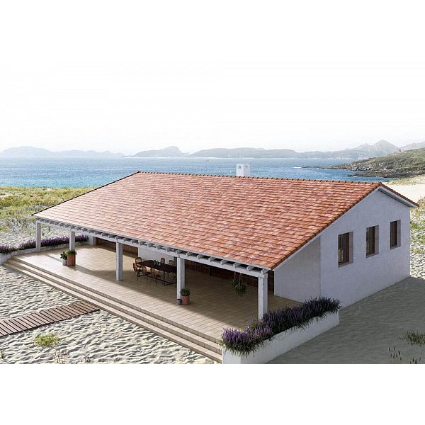 Керамічна черепиця Borja TECH Flat 10, Ibiza Pink, Tejas Borja