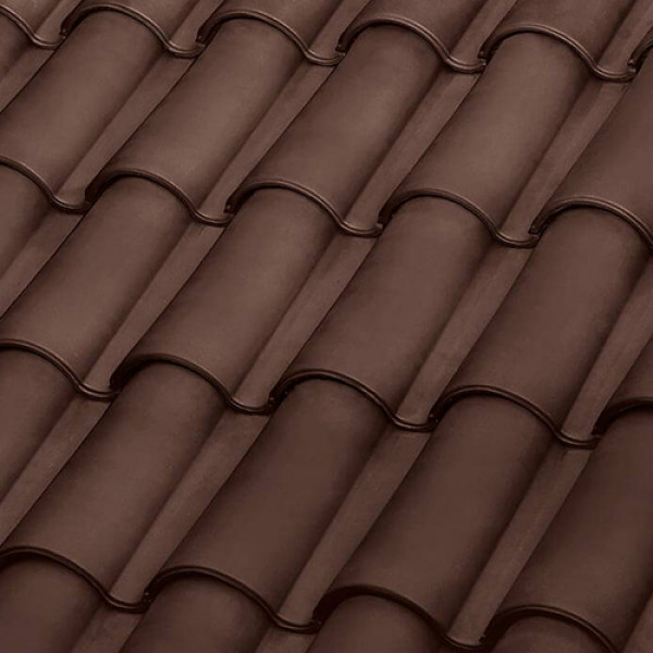 Керамічна черепиця Borja TECH TB 10, Chocolate, Tejas Borja