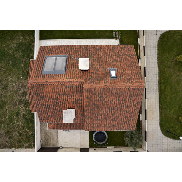 Керамічна черепиця Borja CLASS TB 12, Aged Red, Tejas Borja