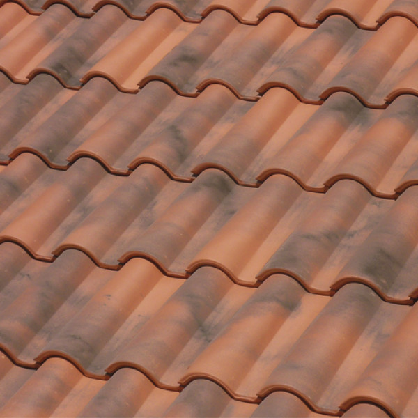 Керамічна черепиця Borja TECH TB 10, Moss red, Tejas Borja