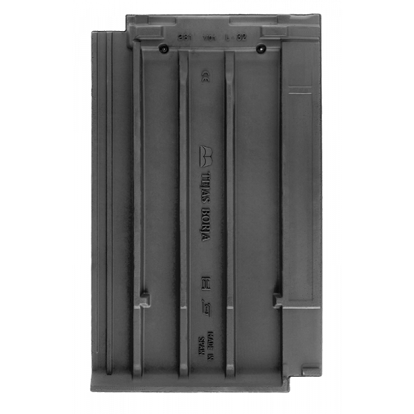 Керамічна черепиця Borja TECH Flat 10, Graphit, Tejas Borja