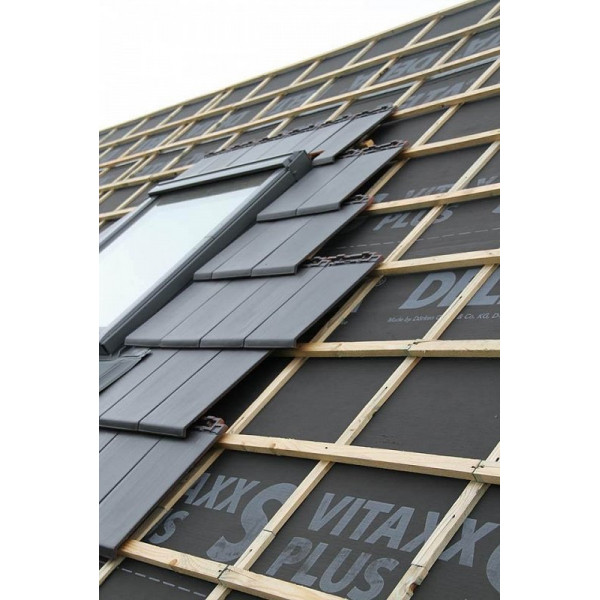 Керамічна черепиця Borja TECH Flat 10, Graphit, Tejas Borja