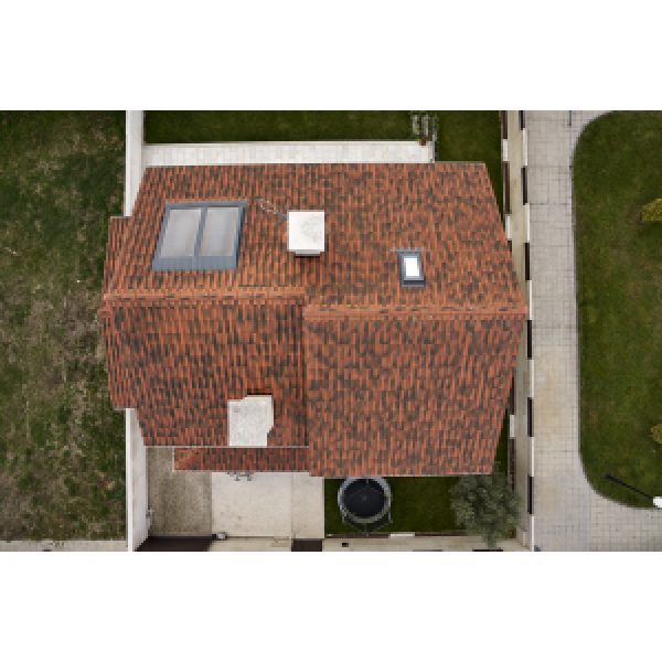 Керамічна черепиця Borja TECH TB 10, Moss red, Tejas Borja